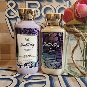 NWT Bath & Body Works Butterfly Bundle - Purple and White